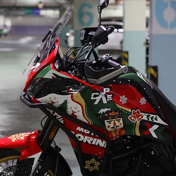 Motosiklet Vücut koruma sticker moto dekorasyon yansıtıcı çıkartma modifiye görünüm filmi MORİNİ X-CAPE650