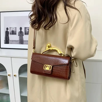 Yeni Deri Harfler Omuz askılı çanta kadın büyük el çantası Büyük Kapasiteli Çanta Moda Renk Eşleştirme Büyük Alışveriş Çantası
