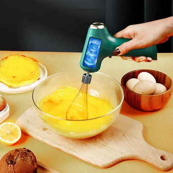 Yumurta Çırpıcı Ev Elektrikli Mikser Taşınabilir Küçük El Otomatik Çırpma Makinesi Kek Krem Pişirme İçin