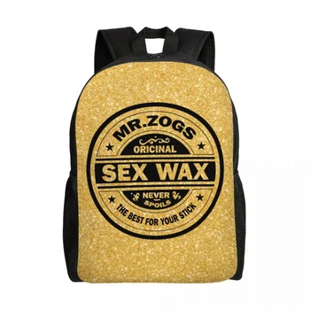 Mr Zogs Seks Balmumu Sırt Çantaları Kadın Erkek Okul Koleji Öğrenci Bookbag Uyar 15 İnç Laptop Çantaları