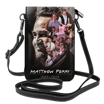 Matthew Perry omuz çantası Anılar Vintage Deri Açık Kadın Çanta Kadın Hediye çanta
