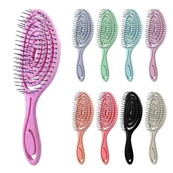 Elastik Masaj Tarak Karışık Saç Tarak Dolaşık Açıcı Saç Fırçası Oymak ıslak Kıvırcık saç fırçaları berber tarağı Salon Styling Araçları