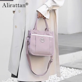 Alirattan 2024 Yeni Kentsel Minimalist kadın askılı omuz çantası Büyük Kapasiteli Kore Moda yemek kabı Çanta Crossbody Çanta