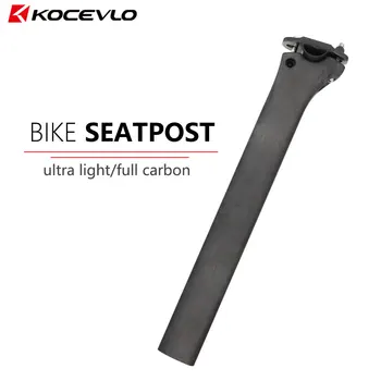 KOCEVLO Ultra Hafif Seatposts 0/25° derece Karbon bisiklet selesi 340MM Yol MTB Bisiklet seatposts için F12 F10 F8