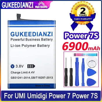 GUKEEDIANZI Pil Gücü 7S 6900mAh UMI Umıdıgı Güç 7 Power7 Power7S Bateria