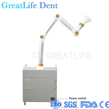 GreatLife Dent Diş Aerosol Emme Makinesi Taşınabilir Oral Emme Makinesi ile 4 Katmanlar UV Yüksek HEPA Filtrasyon