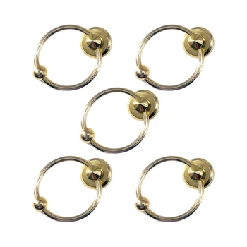 5 Adet / takım O - ring Kafa Düğmesi Çiviler Metal Yuvarlak Dekoratif Tokaları Toka Donanım Aksesuarları DIY Çanta Çanta Crossbody Çanta