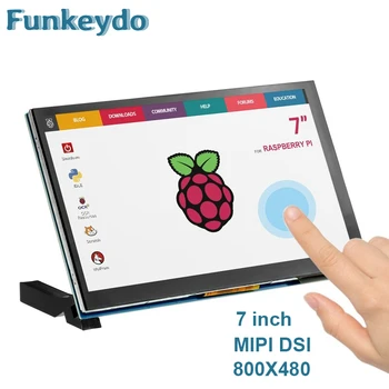 Rapberry Pi 7 inç MIPI DSI Ekran 800X480 Piksel IPS Kapasitif Dokunmatik Ekran Modülü 7 