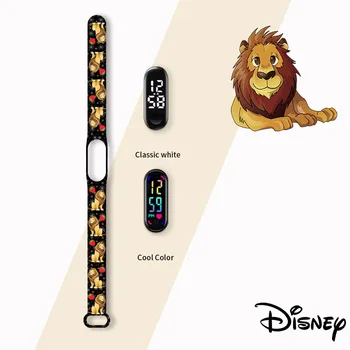Disney Aslan Kral Karikatür Baskılı Silikon Kayış Xiaomi İzle 3 4 5 6 7 Hareketi moda bilezik Bileklik Aksesuarları