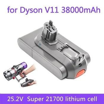 Yeni Dyson V11 Pil Mutlak V11 Hayvan Li-ion Elektrikli Süpürge şarj edilebilir pil Süper lityum pil 38000mAh