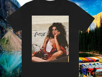 Amy Winehouse imza Unisex T Gömlek Boyutu S-4XL U1792 uzun kollu