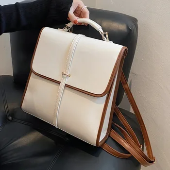 Sırt çantası popüler moda büyük kapasiteli sırt çantası 2023 yeni tek omuz Kore rahat öğrenci sırt çantası minimalist kadın çantası