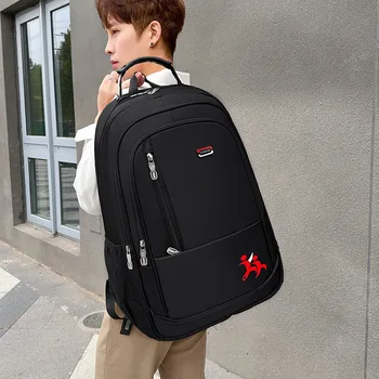2023 Erkekler iş dizüstü Sırt Çantası USB şarj aleti Port Su Geçirmez Seyahat Çantaları okul çantası Bilgisayar İş Çantası Su Geçirmez Sırt Çantaları