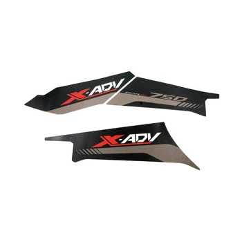Motosiklet Vücut Fairing Çıkartmaları Sol / Sağ Salınım Kolu Su Geçirmez Çizilmeye Dayanıklı Çıkartmaları Seti Honda X-ADV X ADV 750 2017-2020