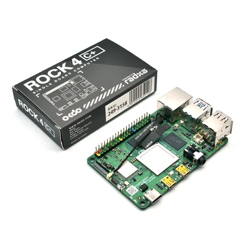 Sıcak Satış KAYA 4 Model C Tek kart bilgisayar Rockchip RK3399-T ile Uyumlu resmi Ahududu Pi 4GB Ekran