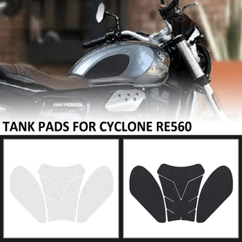 YENİ Siklon RE560 RE 560 Motosiklet Anti Kayma Akaryakıt Tankı Pad Yan Diz Kavrama Çıkartması Koruyucu Sticker Pedleri