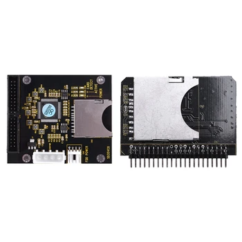 2 Adet SD SDHC SDXC MMC Kart IDE 3.5 İnç Erkek Adaptör 40Pin ve 44-Pin