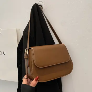 Popüler Çanta Bayan Çanta 2023 Yeni Moda Eğik Çapraz Çanta Yabancı Stil Her Şey omuzdan askili çanta Doku Küçük Kare Çanta