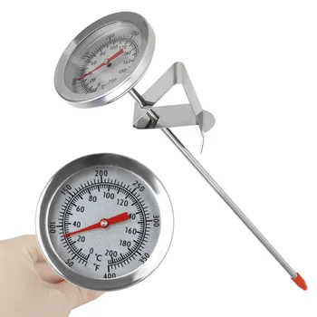 Prob termometre mutfak gereçleri 0~200℃ Paslanmaz Çelik Pişirme Sıcaklığı Ölçer Süt Kahve Gıda Et Ölçer