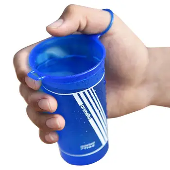 200ML Açık Spor Su Şişesi Katlanır Taşınabilir içecek kupaları BPA Ücretsiz Spor Yumuşak İçme Bardağı Bisiklet Koşu Yürüyüş İçin