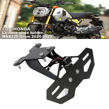 MSX125 Plaka Dönüş Sinyali Braketi HONDA MSX125 Grom 2021-2023 Motosiklet Dönüş Sinyali Arka Çamurluk plaka çerçevesi