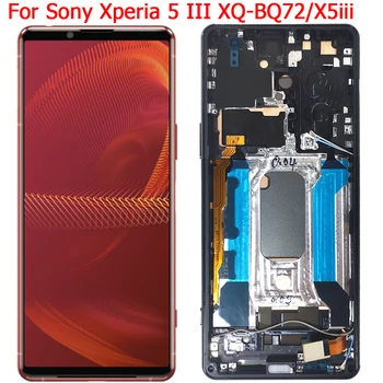 Sony Xperia 5 III için Çerçeve İle dokunmatik LCD ekran Ekran 6.1 