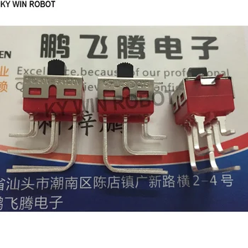 1 ADET Tayvan Q15 5MD3S102AM7QES geçiş anahtarı 6-foot 2-speed yatay kavisli ayak yan arama sürgülü 2A250V