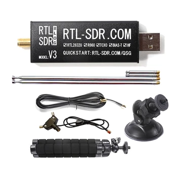 Için RTL-SDR Blog V3 R820T2 Yükseltme R860T TCXO Yazılım Radyo Alıcısı HF Alıcı Siyah Radyo Alıcısı