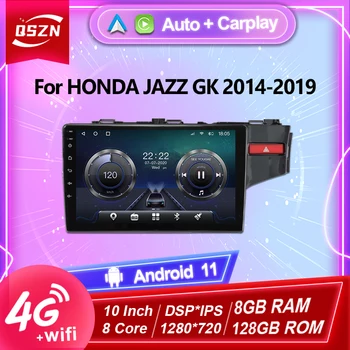 Honda Jazz için GK 2014-2019 Araba Radyo Multimedya Video Oynatıcı Navigasyon stereo GPS Android 2din 10 inç