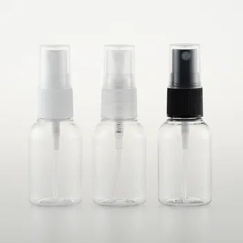 50 adet 30ml Mini Plastik Şeffaf sprey şişesi 1oz Küçük Boş Sprey Şişesi Makyaj Ve Cilt Bakımı Doldurulabilir Şişe