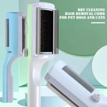 Shorthair Kedi için El Köpek Saç Temiz Tarak Yıkanabilir Kullanımlık Pet Saç Fırçası