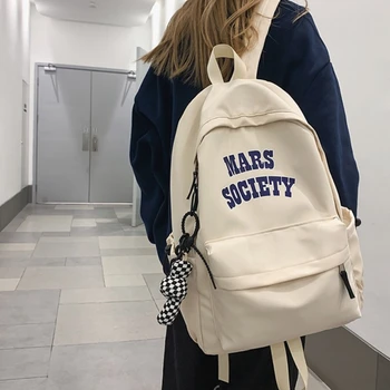 Moda Rahat Naylon okul gençler için sırt çantası Kızlar Kadın Çantaları Seyahat okul çantası Kadın Büyük Kapasiteli Kitap Çantaları