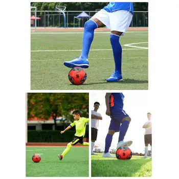 Futbol Eğitim Topu Dayanıklı Su Geçirmez futbol Topu Açık Oyun Yarışması Aşınmaya Dayanıklı Ekstrüzyon Profesyonel