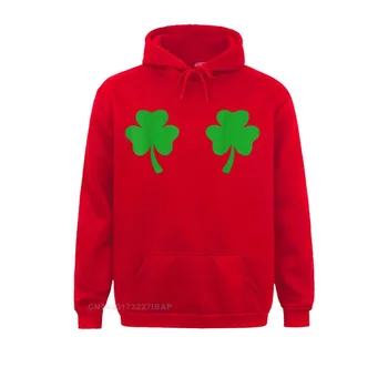 Shamrock Göğüsler İrlandalı Boobies St Patrick Günü Gömlek Tişörtü Yetişkin Tatil Noel Hoodies Hakim Genç Giysileri