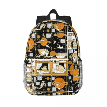Küçük Nemo Slumberland Tam Sayfa Komik (Mercury Ve Saturn) Sırt Çantası Gizli Sakli Konusmalar Çocuk SchoolBag Laptop Sırt Çantası omuzdan askili çanta