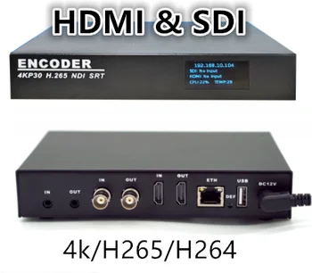 4 k/H265 / H264 Ultra Çözünürlüklü Kodlayıcı, Web Canlı Akışı, HDMI / SDI IP (http/udp/rtsp/rtmp) ağ TV Sistemi Kodlayıcı