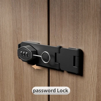 3 Haneli Ev Güvenlik Kabini şifreli kilit Anahtarsız Çekmece Şifreli Kod Dolabı Ev Donanım Çinko Alaşımı