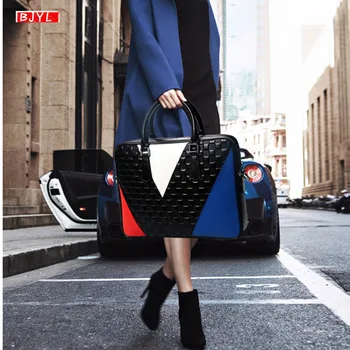 Lüks moda hakiki deri Kadın çanta 14 inç dizüstü evrak çantası kadın omuz askılı çanta iş crossbody çanta