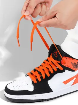 1 Çift Klasik AF1/AJ Spor Ayakabı Erkekler Kadınlar İçin basketbol ayakkabıları Elastik Danteller Sneakers Casual Shoestrings Aksesuarları