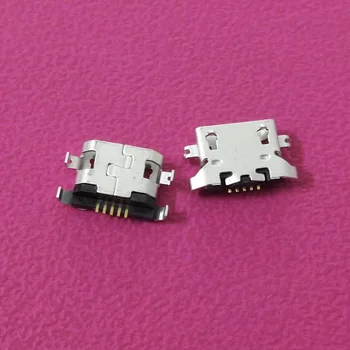 200 adet / grup huawei y625 mikro mini jak soketi USB Konektörü şarj portu yedek onarım dock tak 5-pin dişi parçalar