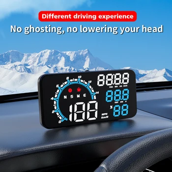 WYOBD G11 GPS Kilometre Araba HUD HEAD Up Display Tak ve Çalıştır Projektör Zaman Pusula Kilometre Otomatik Dijital elektronik sayaç