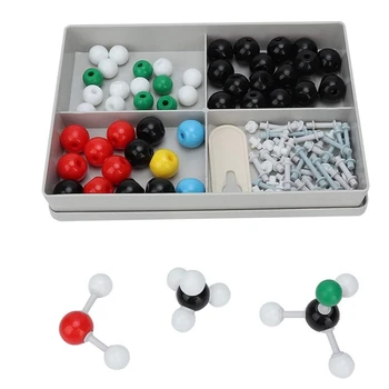 Moleküler Model 122 Adet Organik Kimya Moleküler Model Seti Atomik Elektron Parça Yapı model seti
