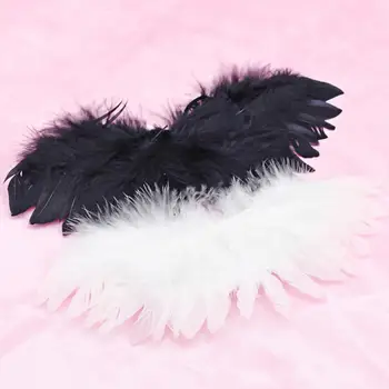 Şeffaf siyah bebek kanat süsleme melek kanat süsleme küçük boyutlu yaratıcı