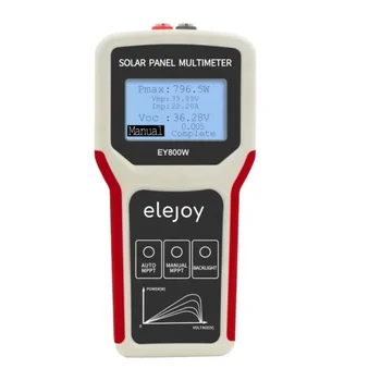 ELEJOY EY800W LCD MPPT GÜNEŞ PANELI Multimetre güneş panelı Test Cihazı Akıllı akım test cihazı voltmetre Dijital Güç PV Metre VOC