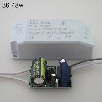 1 adet LED Sürücü Segmentli Sabit Akım Güç Kaynağı Tavan lamba ışığı Trafo 8-50w Aydınlatma Aksesuarları