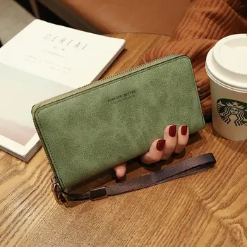 Yeni Kadın Tutun Uzun Çanta Kore Versiyonu Çanta Çok fonksiyonlu kart çantası Cep Çanta Çanta Çanta kadın Para Klip