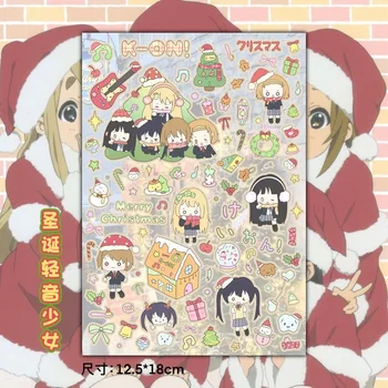 Işık ses kız Noel Anime Sevimli kız Goomoto Sticker Sticker